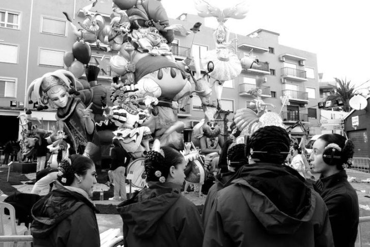 [FOTOGALERÍA] Las fallas de Dénia completan la 'plantà' con un ojo en el cielo