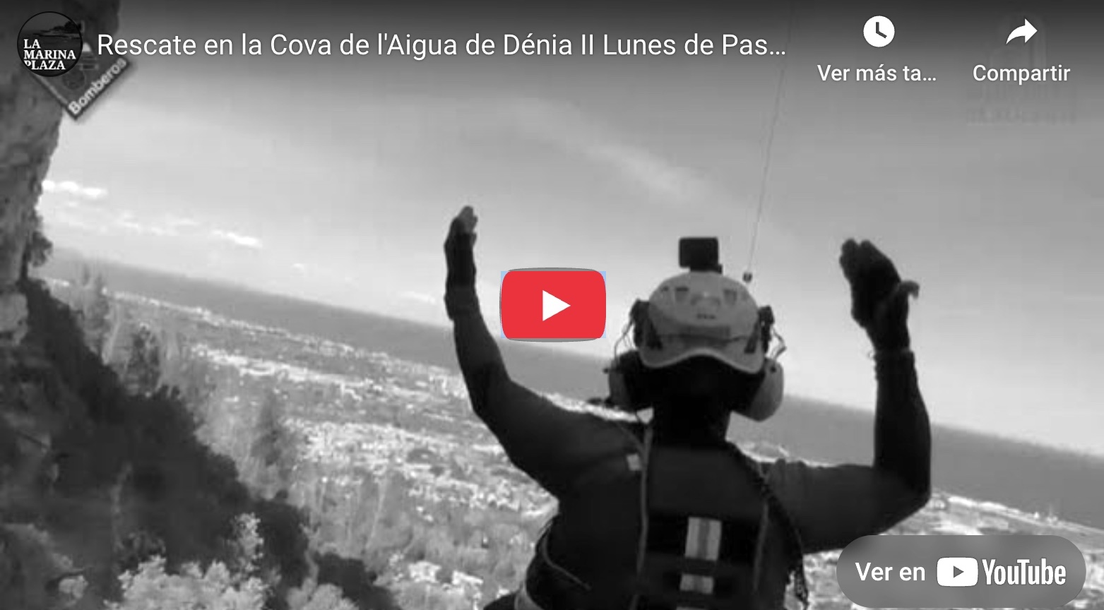 Rescatada en helicóptero una mujer en el Montgó de Dénia tras ...